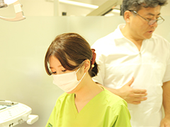 予防専用のフロアで担当の歯科衛生士がサポートします